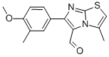 6-(4-METHOXY-3-METHYLPHENYL)-3-METHYLIMIDAZO[2,1-B]THIAZOLE-5-CARBOXALDEHYDE Structural