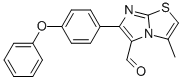 3-METHYL-6-(4-PHENOXYPHENYL)IMIDAZO[2,1-B]THIAZOLE-5-CARBOXALDEHYDE Structural