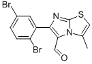 6-(2,5-DIBROMOPHENYL)-3-METHYLIMIDAZO[2,1-B]THIAZOLE-5-CARBOXALDEHYDE