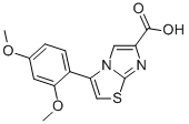 3-(2,4-DIMETHOXYPHENYL)IMIDAZO[2,1-B]THIAZOLE-6-CARBOXYLIC ACID Structural