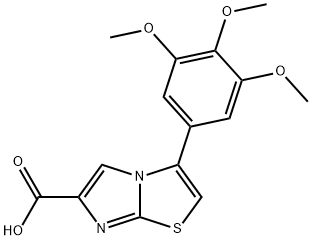 3-(3,4,5-TRIMETHOXYPHENYL)IMIDAZO[2,1-B]THIAZOLE-6-CARBOXYLIC ACID