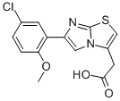 6-(5-CHLORO-2-METHOXYPHENYL)IMIDAZO[2,1-B]THIAZOLE-3-ACETIC ACID