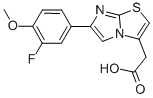 6-(3-FLUORO-4-METHOXYPHENYL)IMIDAZO[2,1-B]THIAZOLE-3-ACETIC ACID