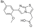 6-(5-BROMO-2-METHOXYPHENYL)IMIDAZO[2,1-B]THIAZOLE-3-ACETIC ACID