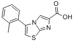 3-(2-METHYLPHENYL)IMIDAZO[2,1-B]THIAZOLE-6-CARBOXYLIC ACID Structural