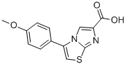 3-(4-METHOXYPHENYL)IMIDAZO[2,1-B]THIAZOLE-6-CARBOXYLIC ACID Structural