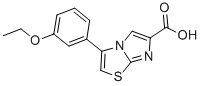 3-(3-ETHOXYPHENYL)IMIDAZO[2,1-B]THIAZOLE-6-CARBOXYLIC ACID Structural