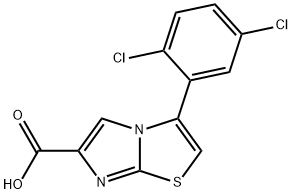 3-(2,5-DICHLOROPHENYL)IMIDAZO[2,1-B]THIAZOLE-6-CARBOXYLIC ACID Structural