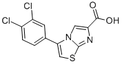 3-(3,4-DICHLOROPHENYL)IMIDAZO[2,1-B]THIAZOLE-6-CARBOXYLIC ACID Structural