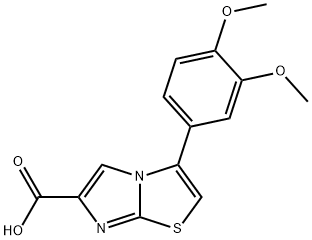 3-(3,4-DIMETHOXYPHENYL)IMIDAZO[2,1-B]THIAZOLE-6-CARBOXYLIC ACID Structural