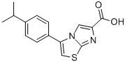 3-[4-(1-METHYLETHYL)PHENYL]IMIDAZO[2,1-B]THIAZOLE-6-CARBOXYLIC ACID Structural