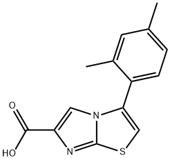 3-(2,4-DIMETHYLPHENYL)IMIDAZO[2,1-B]THIAZOLE-6-CARBOXYLIC ACID Structural