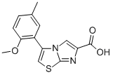 3-(2-METHOXY-4-METHYLPHENYL)IMIDAZO[2,1-B]THIAZOLE-6-CARBOXYLIC ACID Structural