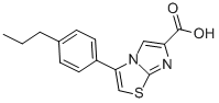 3-(4-PROPYLPHENYL)IMIDAZO[2,1-B]THIAZOLE-6-CARBOXYLIC ACID