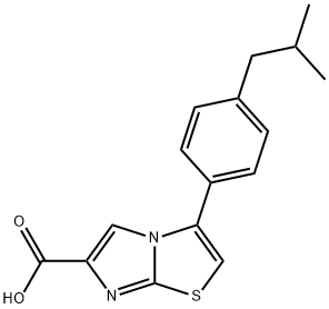 3-[4-(2-METHYLPROPYL)PHENYL]IMIDAZO[2,1-B]THIAZOLE-6-CARBOXYLIC ACID