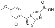 3-(2-CHLORO-4-METHOXYPHENYL)-2-METHYLIMIDAZO[2,1-B]THIAZOLE-6-CARBOXYLIC ACID