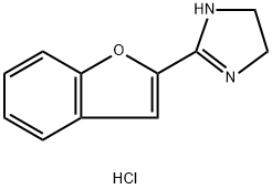 2-(2-BENZOFURANYL)-2-IMIDAZOLINE HYDROCHLORIDE Structural