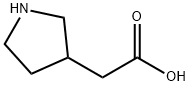 3-Pyrrolidineacetic acid Structural