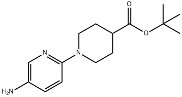 tert-butyl 1-(5-aMinopyridin-2-yl)piperidine-4-carboxylate Structural