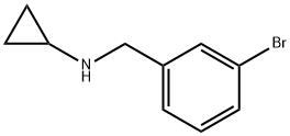 N-(3-bromobenzyl)-N-cyclopropylamine Structural