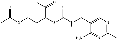 1-[2-(acetoxy)ethyl]-2-oxopropyl [(4-amino-2-methyl-5-pyrimidinyl)methyl]dithiocarbamate         