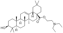 2-(Diethylamino)ethyl oleanolate Structural