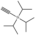 (TRIISOPROPYLSILYL)ACETYLENE Structural Picture