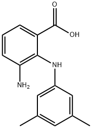 3-Amino-2-(3,5-dimethylphenylamino)benzoic acid Structural