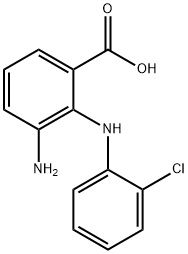 3-Amino-2-(2-chlorophenylamino)benzoic acid Structural