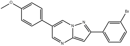 2-(3-BROMO-PHENYL)-6-(4-METHOXY-PHENYL)-PYRAZOLO[1,5-A]PYRIMIDINE