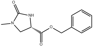 (S)-1-METHYL-2-OXO-IMIDAZOLIDINE-4-CARBOXYLIC ACID BENZYL ESTER
 Structural