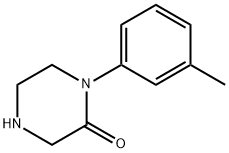 1-(3-METHYLPHENYL)PIPERAZIN-2-ONE Structural