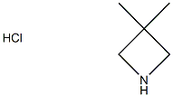 3,3-DIMETHYLAZETIDINE HYDROCHLORIDE Structural