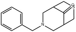 7-benzyl-3-thia-7-azabicyclo(3.3.1)nonan-9-one Structural