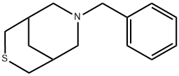 7-benzyl 3-thia-7-azabicyclo(3.3.1)nonane Structural