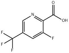 3-Fluoro-5-(trifluoromethyl)pyridine-2-carboxylic acid Structural