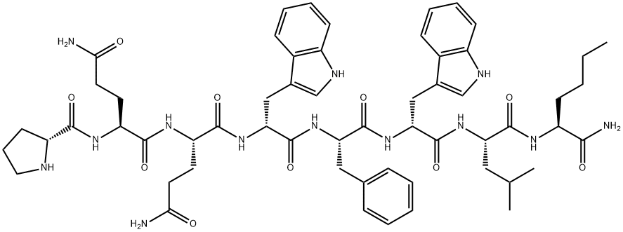 D-PRO-GLN-GLN-D-TRP-PHE-D-TRP-LEU-NLE-NH2