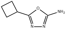 5-cyclobutyl-1,3,4-oxadiazol-2-amine Structural