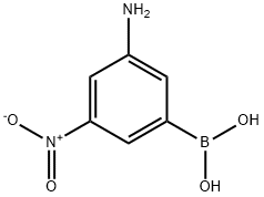 (3-AMINO-5-NITROPHENYL)BORONIC ACID Structural