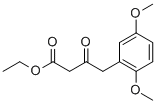 4-(2,5-DIMETHOXY-PHENYL)-3-OXO-BUTYRIC ACID ETHYL ESTER Structural