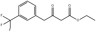 3-OXO-4-(3-TRIFLUOROMETHYL-PHENYL)-BUTYRIC ACID ETHYL ESTER Structural