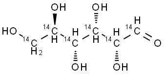 D-GLUCOSE-UL-14C Structural