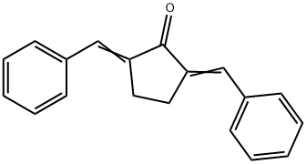 2,5-DIBENZYLIDENECYCLOPENTANONE Structural