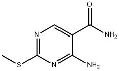 4-AMINO-2-(METHYLTHIO)PYRIMIDINE-5-CARBOXAMIDE Structural