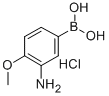 3-AMINO-4-METHOXYPHENYLBORONIC ACID HCL Structural