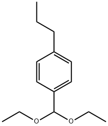 4-N-PROPYLBENZALDEHYDE DIETHYL ACETAL Structural