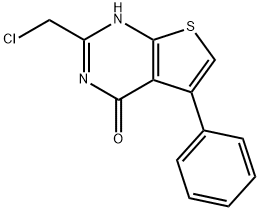 2-CHLOROMETHYL-5-PHENYL-3H-THIENO[2,3-D]PYRIMIDIN-4-ONE