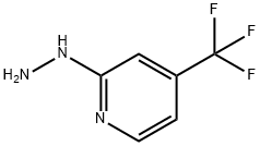 2-HYDRAZINO-4-(TRIFLUOROMETHYL)PYRIDINE Structural