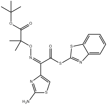 2-Mercaptobenzothiazolyl-(Z)-(2-aminothiazol-4-yl)-2-(tert-butoxycarbonyl) isopropoxyiminoacetate  