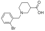 1-(2-bromobenzyl)piperidine-3-carboxylic acid